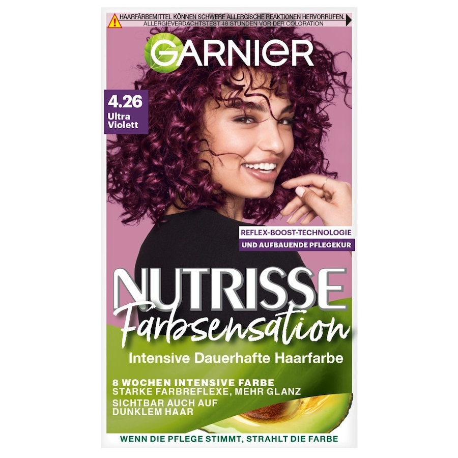 Garnier Nutrisse Farbsensation Haarfarbe Nr. 4.26 - Ultra Violett Schwarz