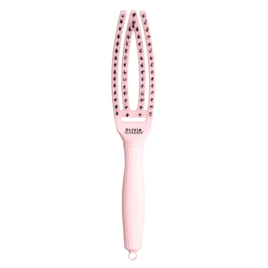 Olivia Garden FINGERBRUSH Fingerbrush Combo Pastel Pink small Flach-/Paddelbürste Rosegold Damen