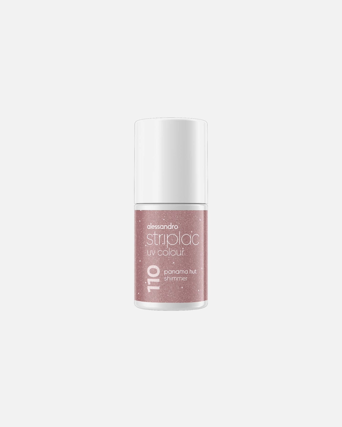 UV-Nagellack für Unisex Alessandro Striplac express Panama Hut Shimmer