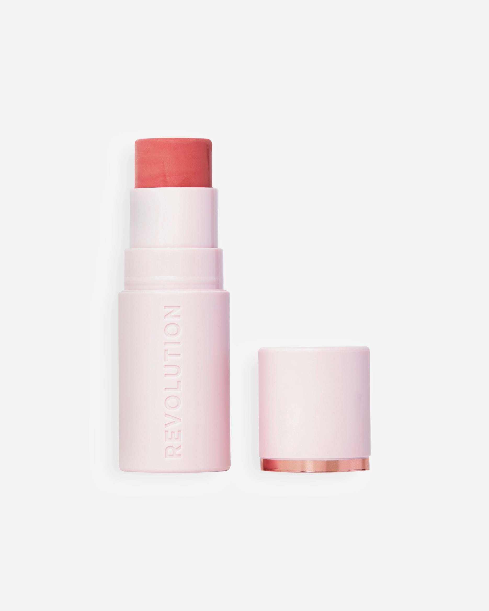 Blush für Unisex REVOLUTION Skin Silk Stick PEACHY PINK