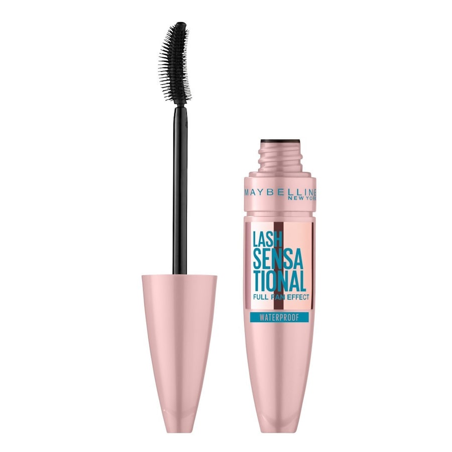 Maybelline Lash Sensational Waterproof Mascara BLACK 1 g Schwarz