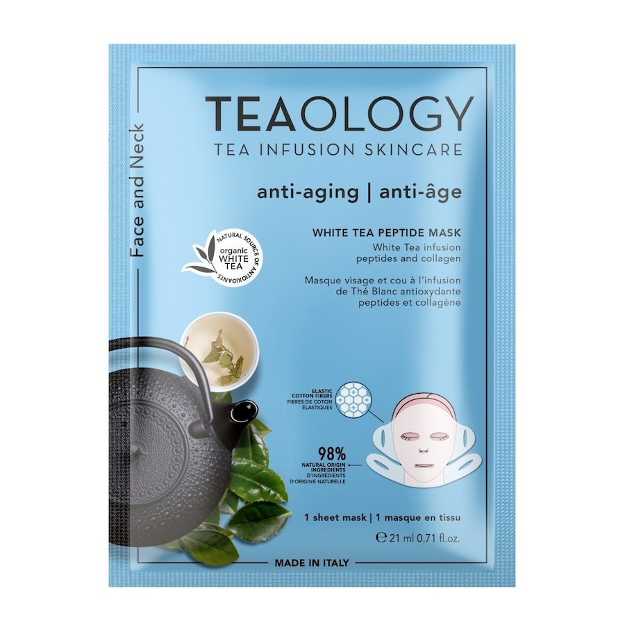 Teaology White Tea Peptide Mask Tuchmaske 21 ml