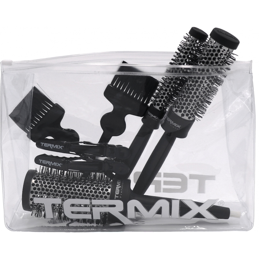 Termix Academy Tool Kit Haarpflegeset Professional Rundbürste Ø23 + Ø32 Ø43 2 Haarklammern Färbepinsel