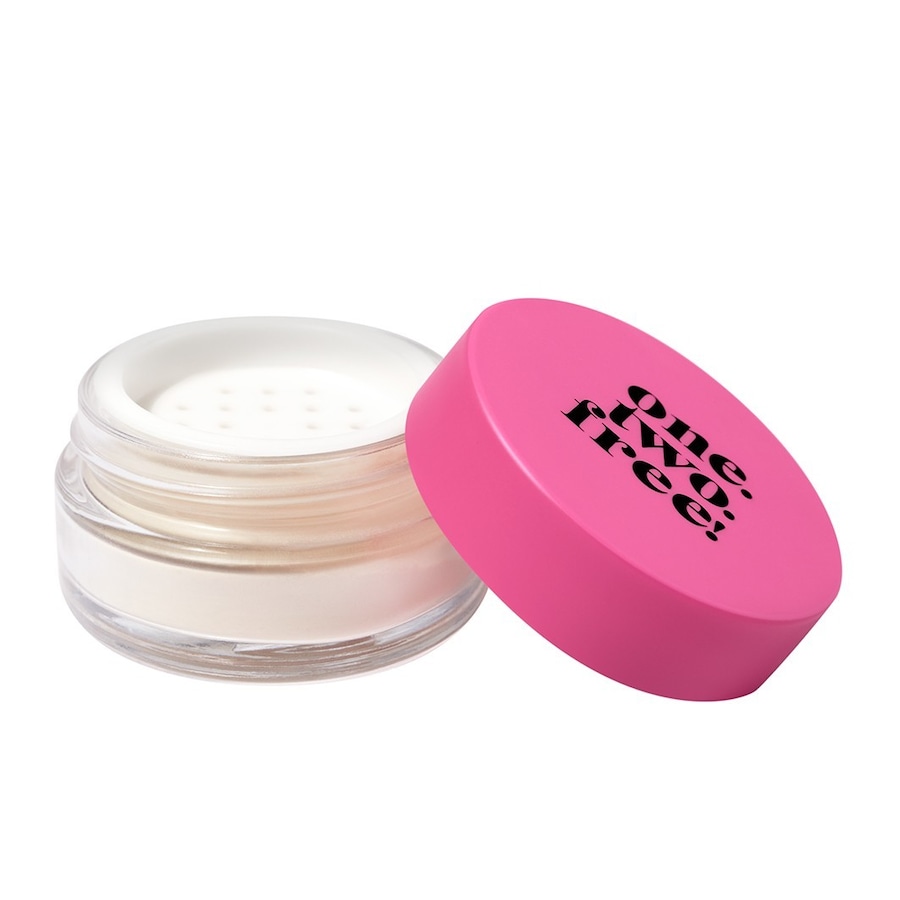 one.two.free! Hyaluronic Glow Powder Puder 7 g Weiss