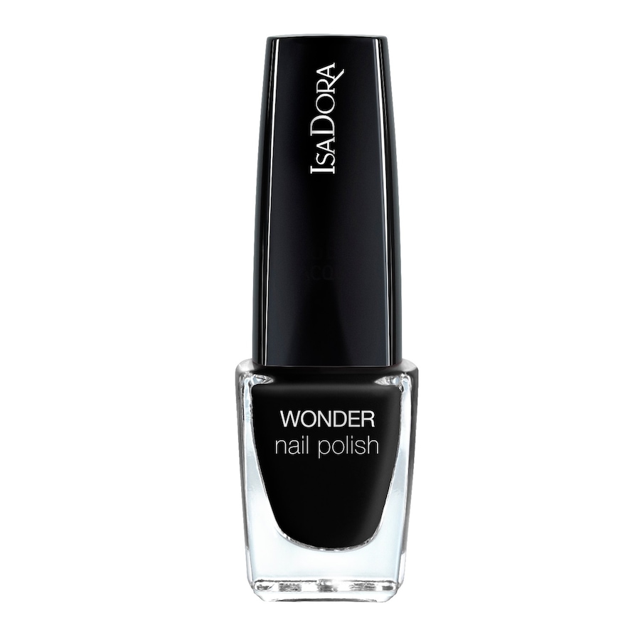 Isadora Wonder Nail Polish Nagellack 039 Black Lacquer 6 ml Schwarz