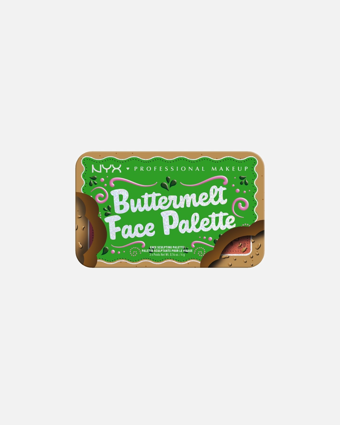 Blush für Unisex NYX Professional Makeup Holiday Collection Buttermelt Face Palette Dark