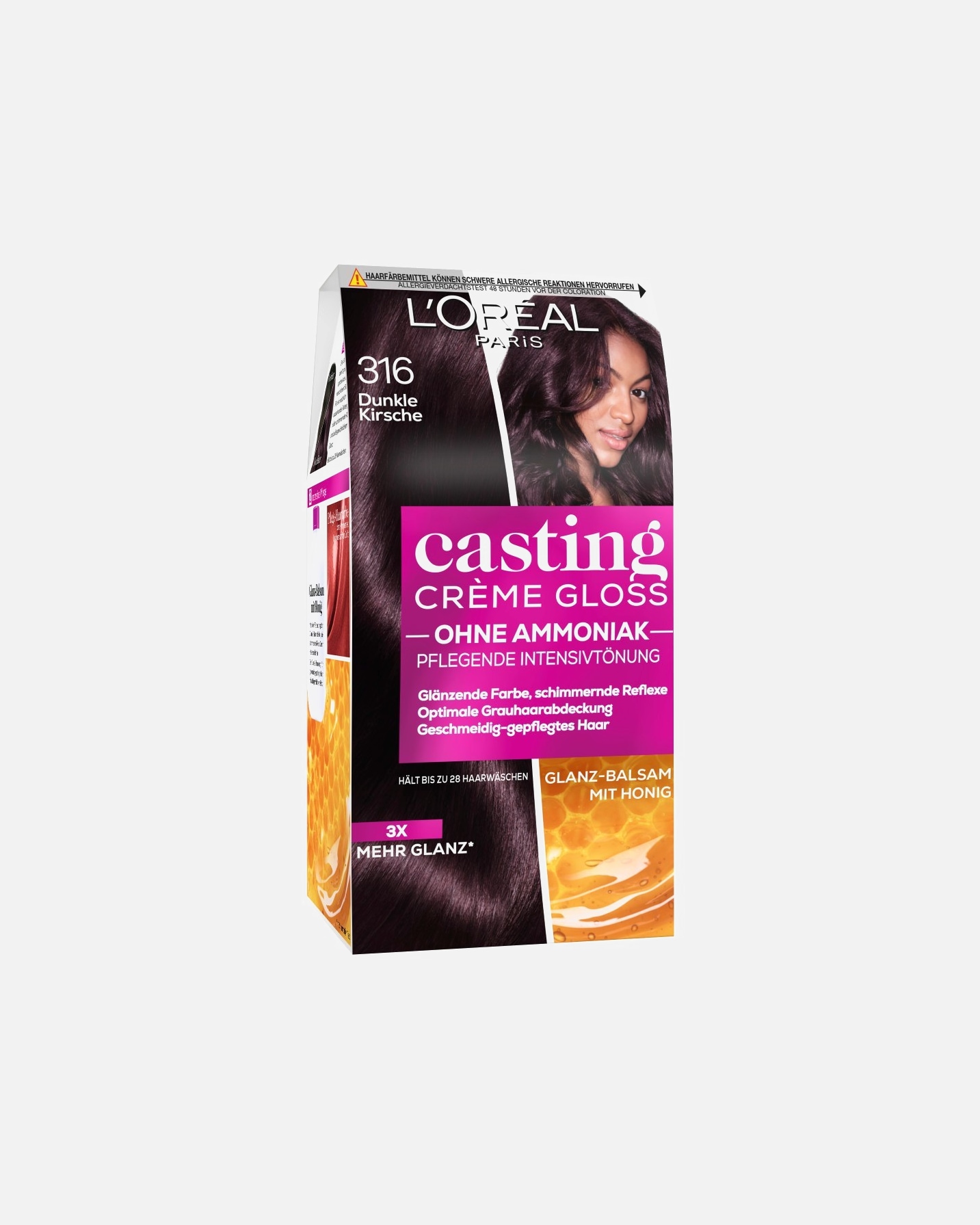 Haarfarbe für Unisex L’Oréal Paris Casting Crème Gloss Pflegend Nr. 316 - Dunkle Kirsche