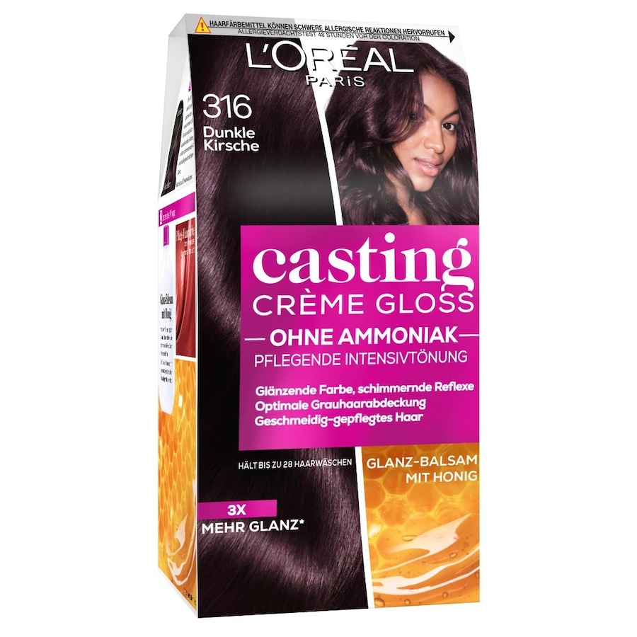 L’Oréal Paris Casting Crème Gloss Pflegend Haarfarbe Nr. 316 - Dunkle Kirsche Schwarz