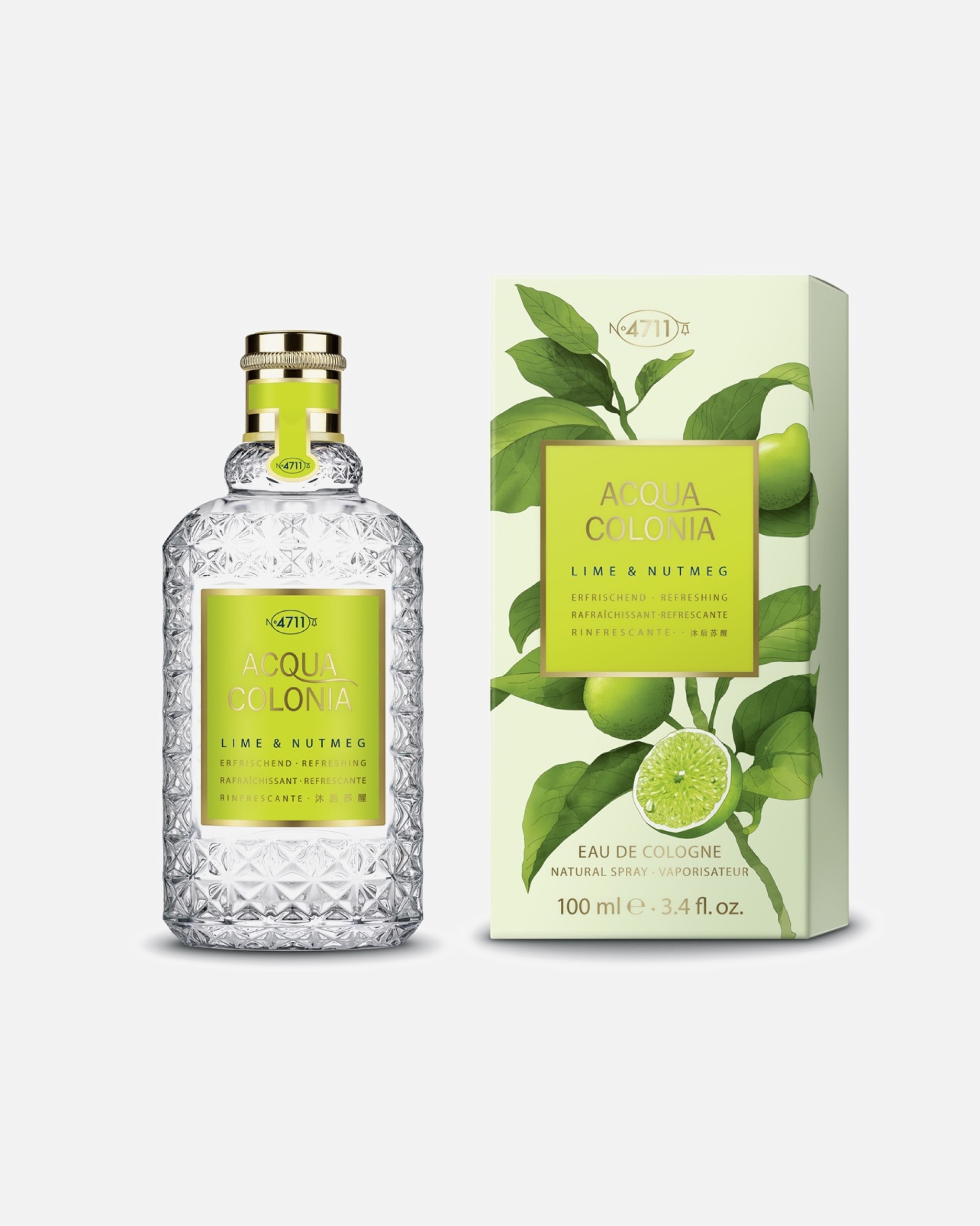 Eau de Cologne für Unisex 4711 Acqua Colonia Lime & Nutmeg 100 ml