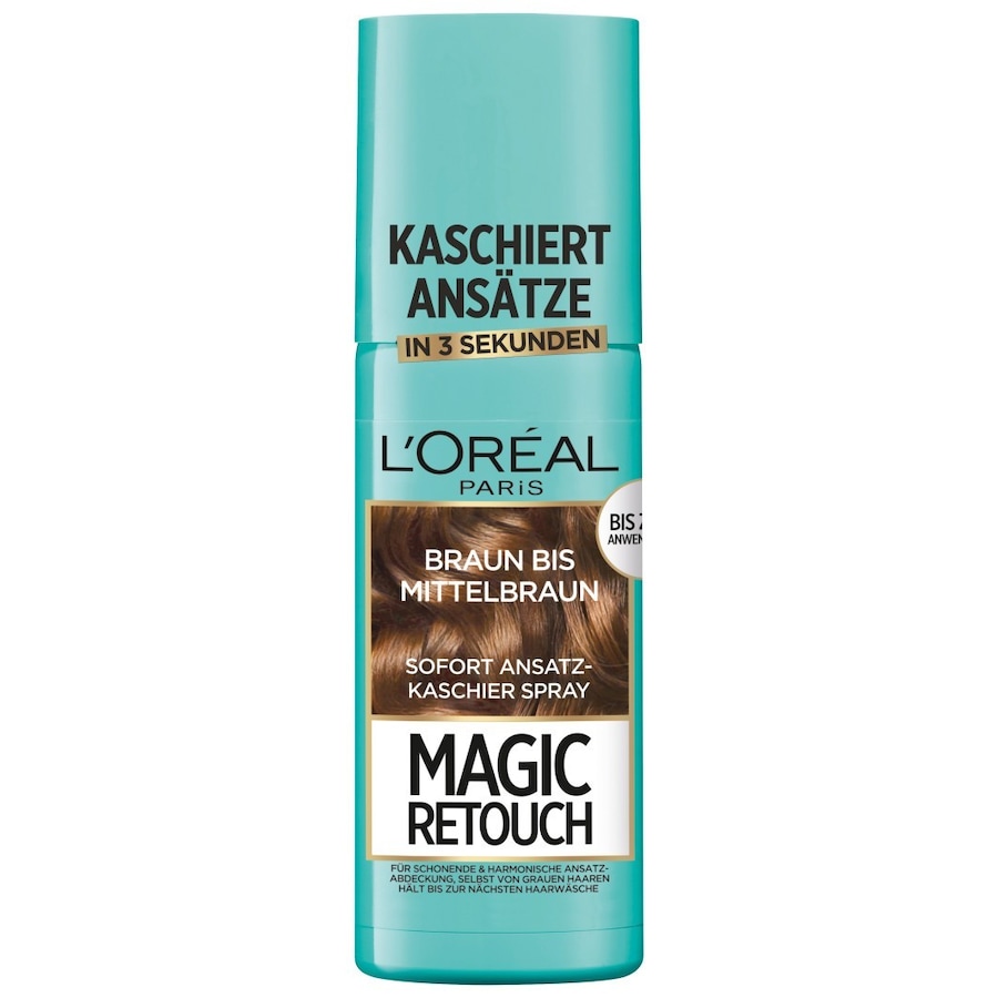 L’Oréal Paris Magic Retouch Ansatz-Kaschierspray Ansatzspray Braun bis Mittelbraun 75 ml