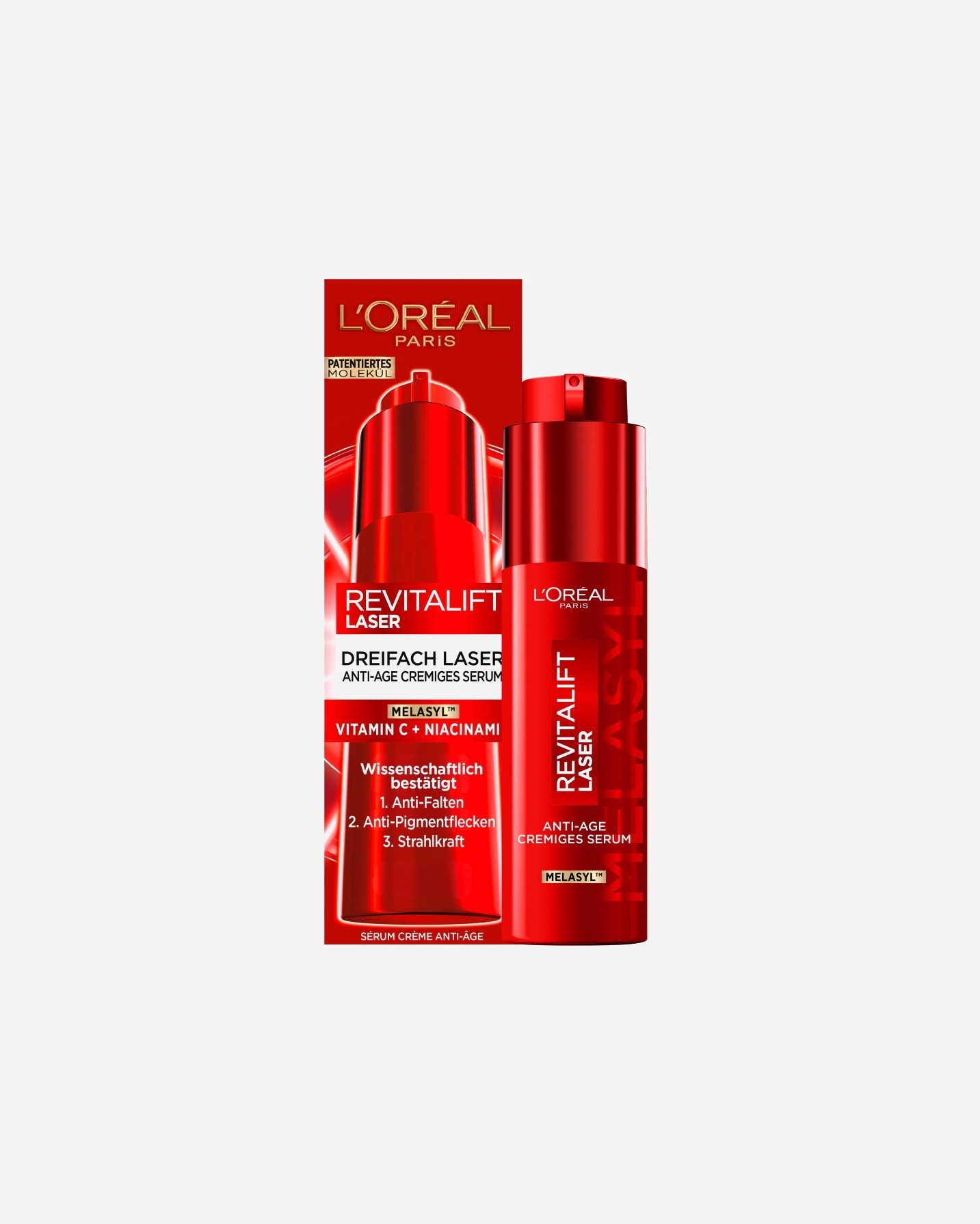 Feuchtigkeitsserum für Unisex L’Oréal Paris Revitalift Laser Dreifach Laser Anti-Age. 50 ml