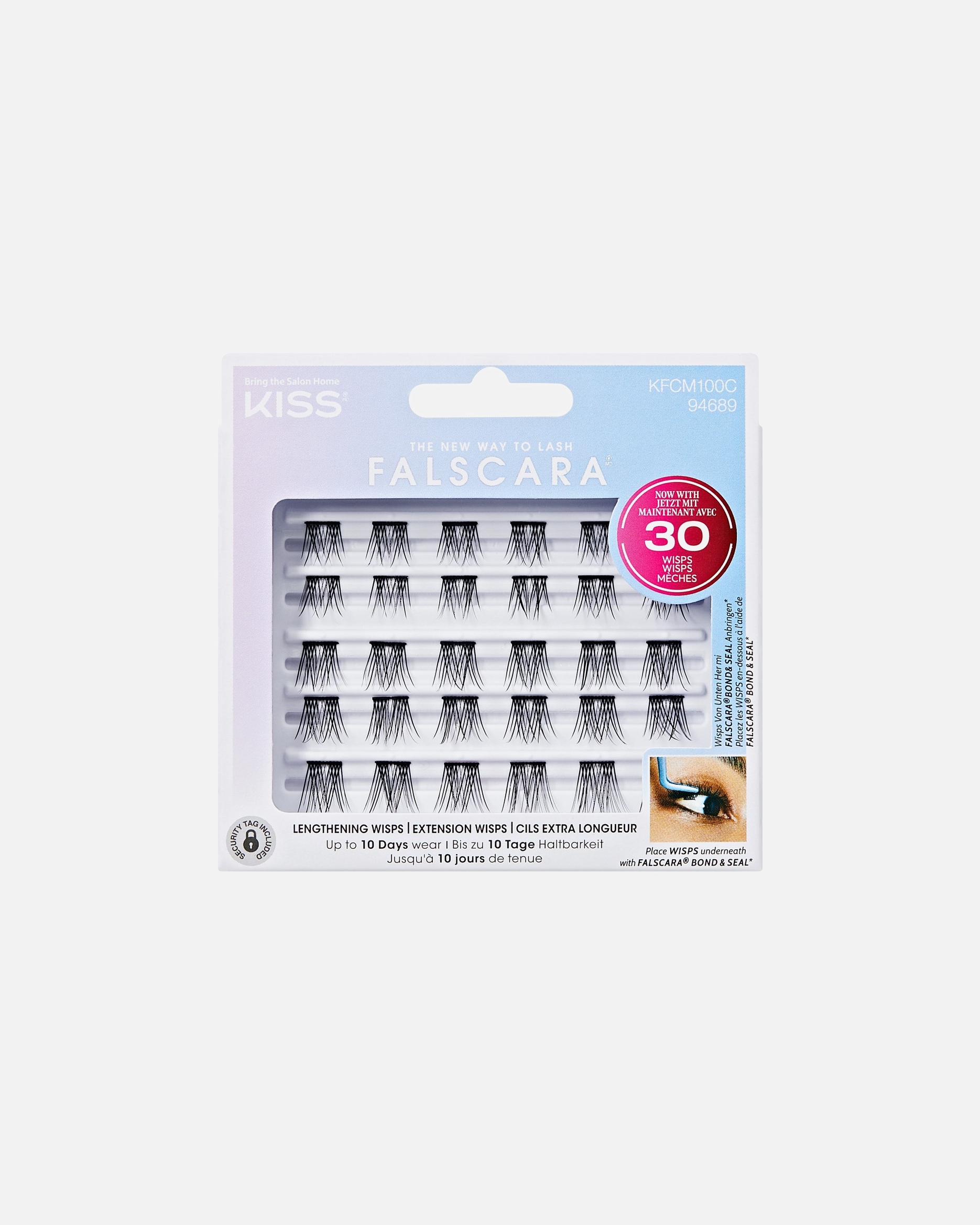 Künstliche Wimpern für Unisex KISS FALSCARA Wisps Multipack 1 Stück