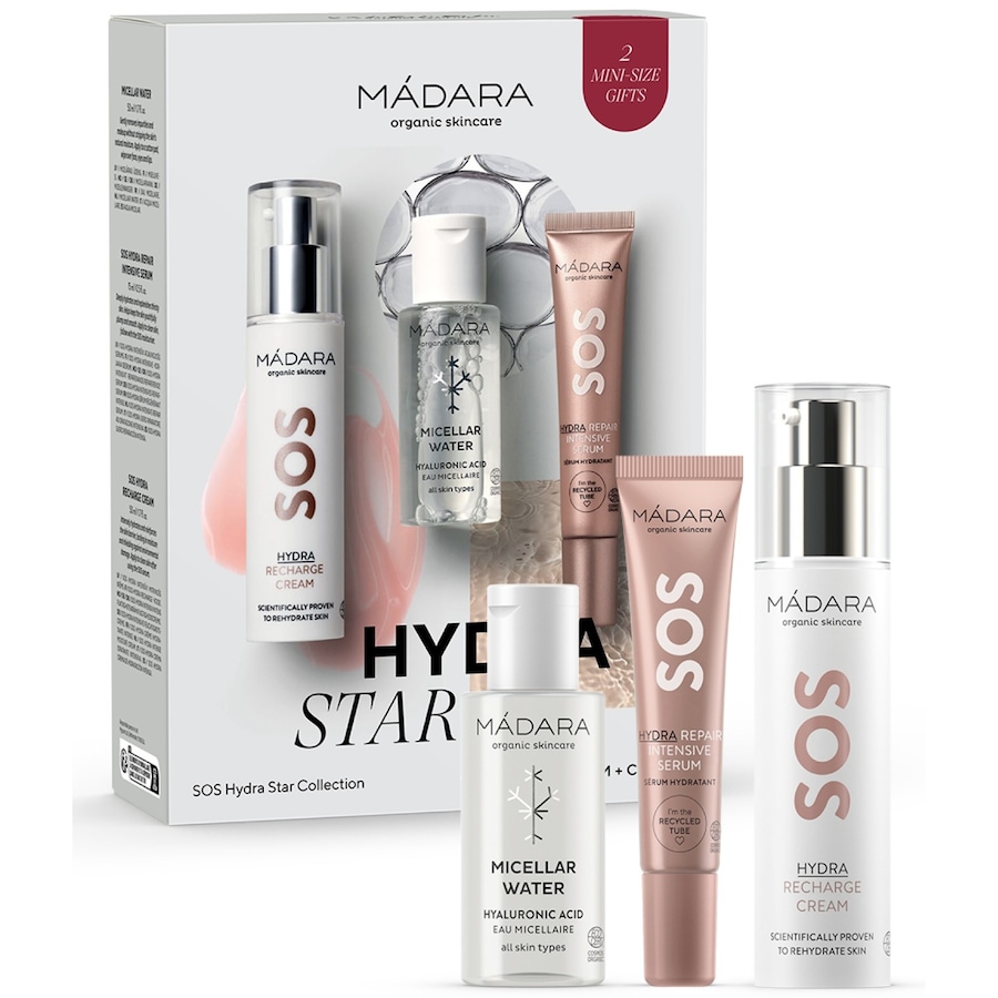 MÁDARA SOS Hydra Star Kollektion Gesichtspflegeset
