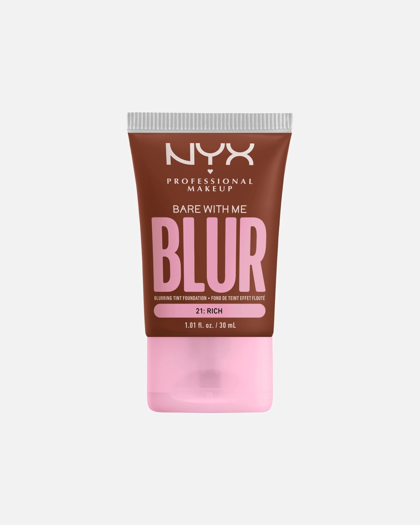 Foundation für Unisex NYX Professional Makeup Default Brand Line Bare With Me Blur Skin Tint RICH
