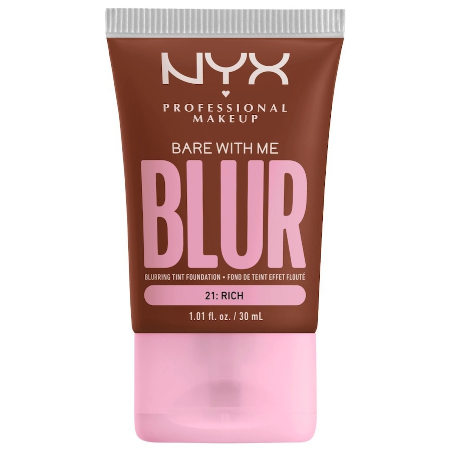 NYX Professional Makeup Bare With Me Blur Skin Tint Foundation RICH 30 ml Braun