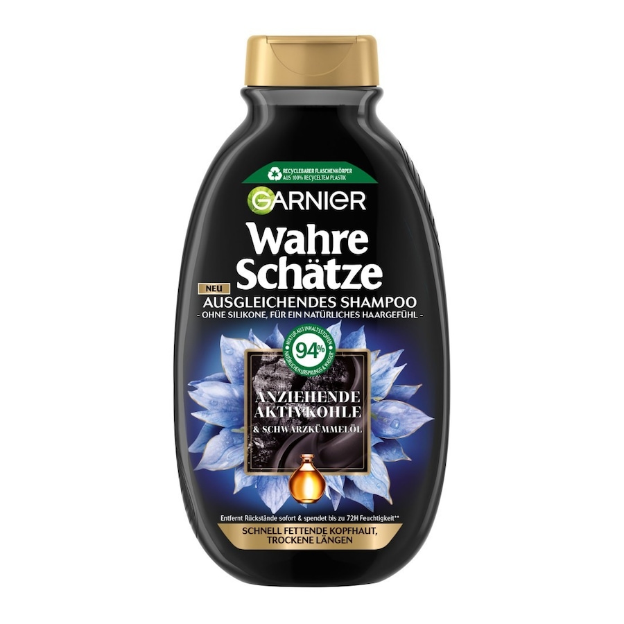 Garnier Wahre Schätze Ausgleichend Aktivkohle Shampoo 250 ml