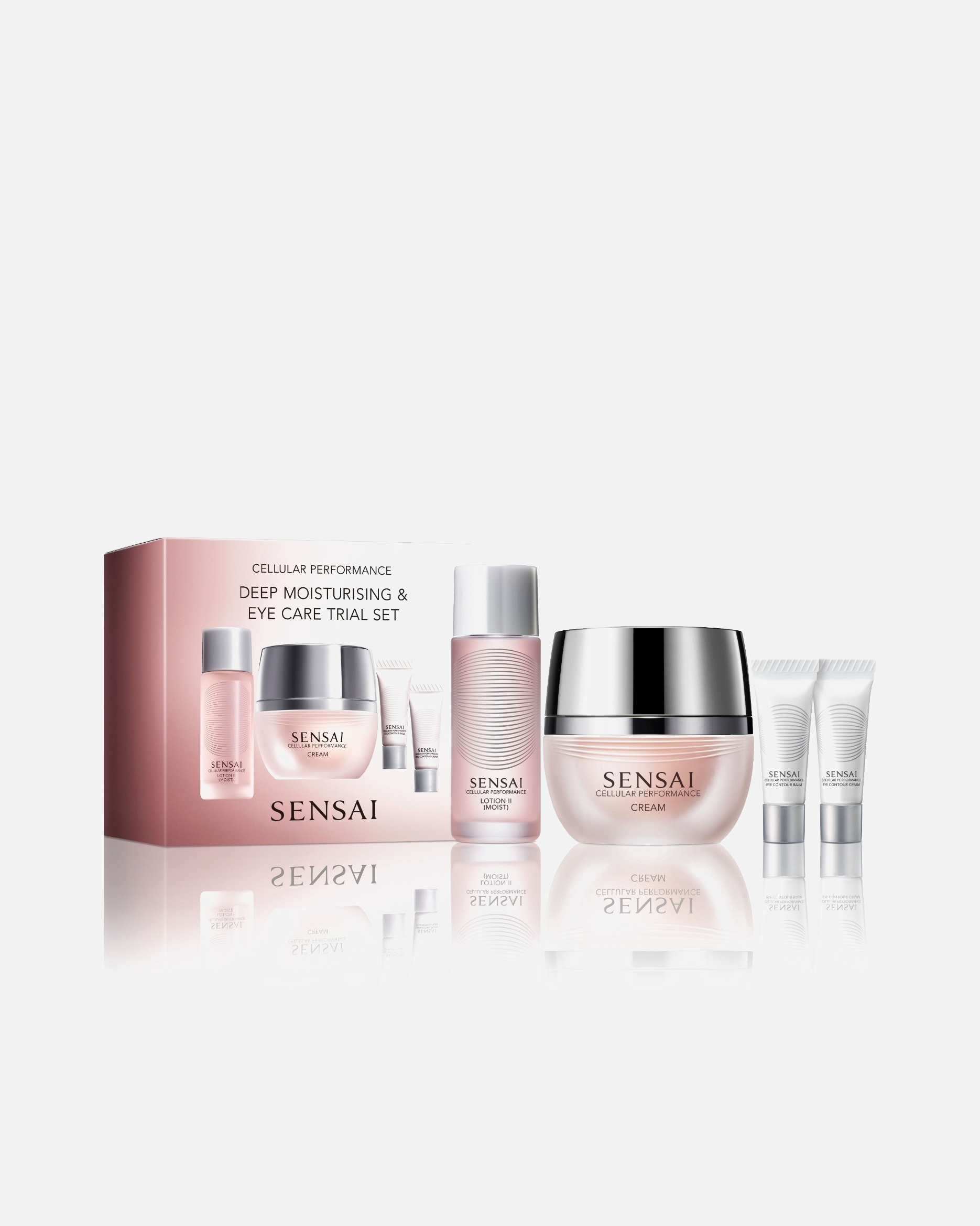Gesichtspflegeset für Unisex SENSAI Cellular Performance Basis Deep Moisturising & Eye Care Trial 1 Stück