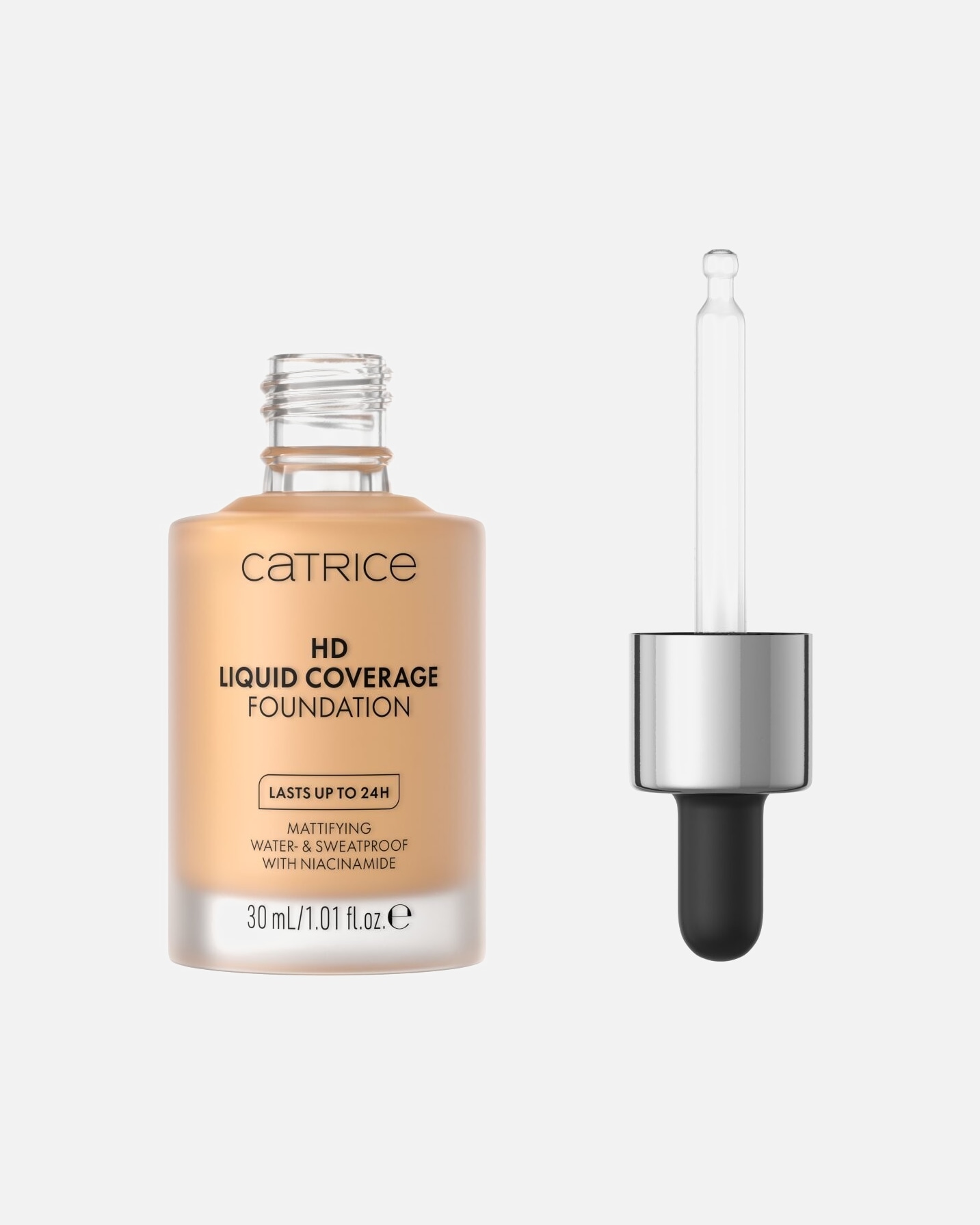 Foundation für Weiblich Catrice Default Brand Line HD Liquid Coverage 034 - MEDIUM BEIGE
