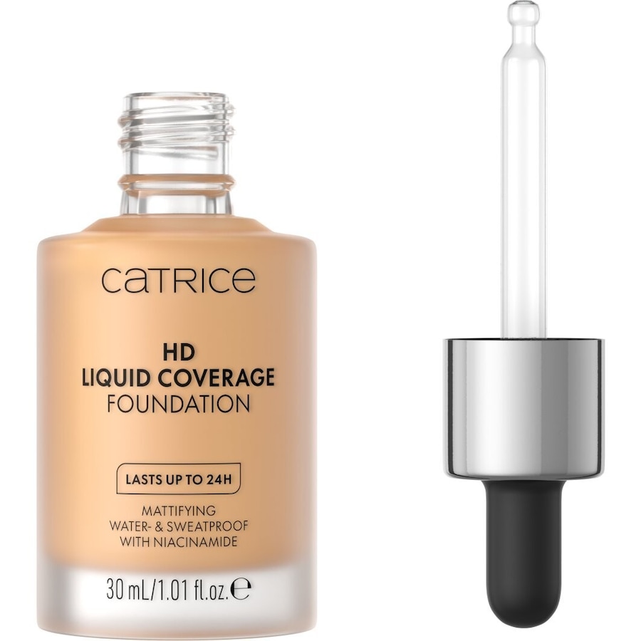 Catrice HD Liquid Coverage Foundation 034 - MEDIUM BEIGE 30 ml Hellbraun Damen