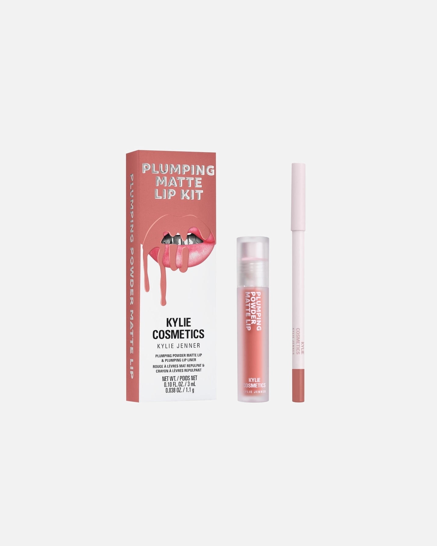 Lippen Make-up Set für Unisex KYLIE COSMETICS Plumping Matte Lip Kit 802 – Candy K