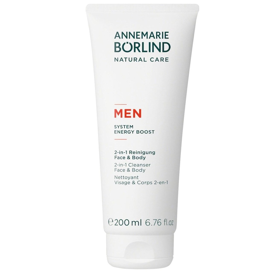 ANNEMARIE BÖRLIND MEN SYSTEM ENERGY BOOST 2-in-1 Reinigung Face & Body Reinigungsgel 200 ml