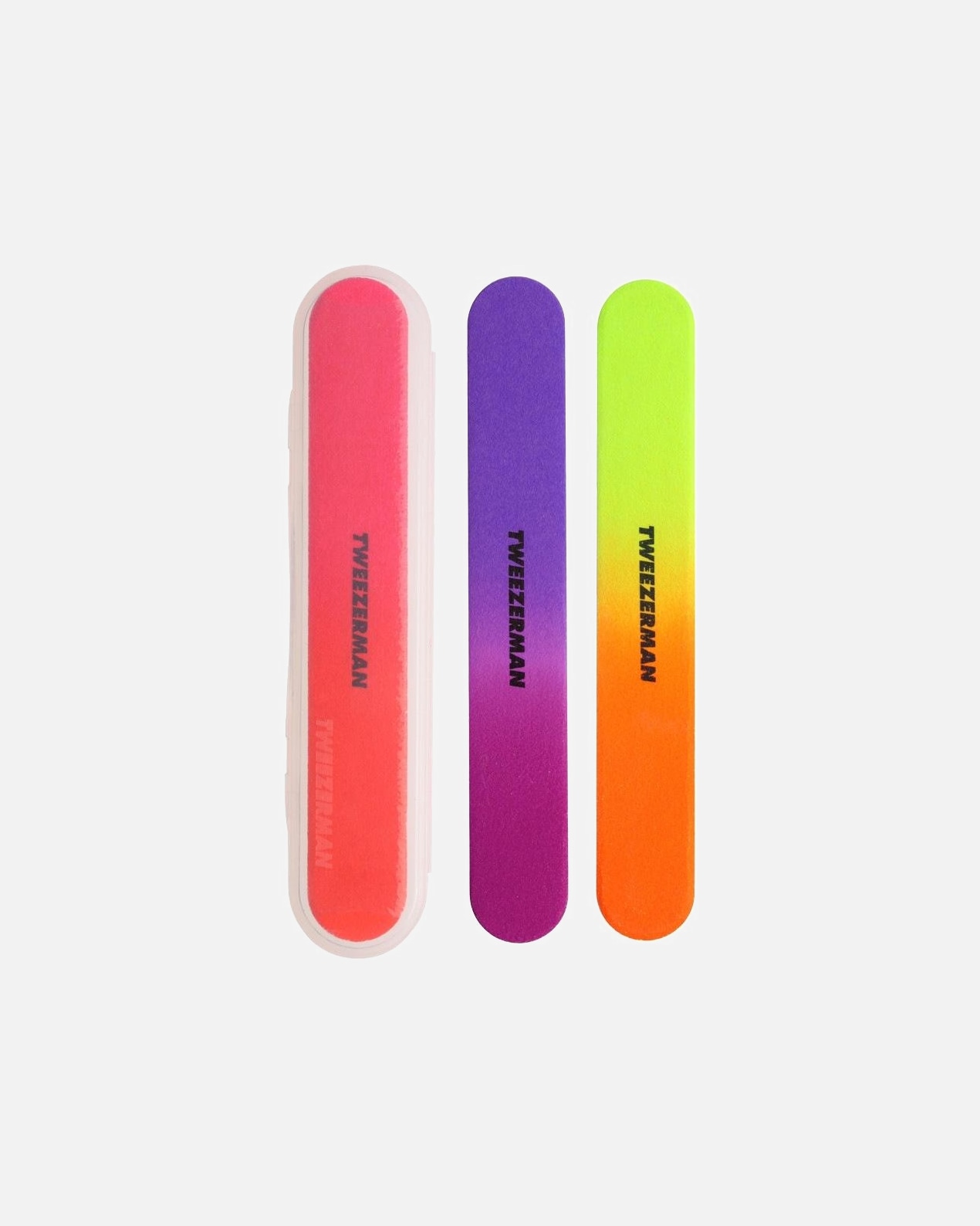 Nagelfeile für Weiblich Tweezerman Neon Hot Filemates - Multi 3 Stück