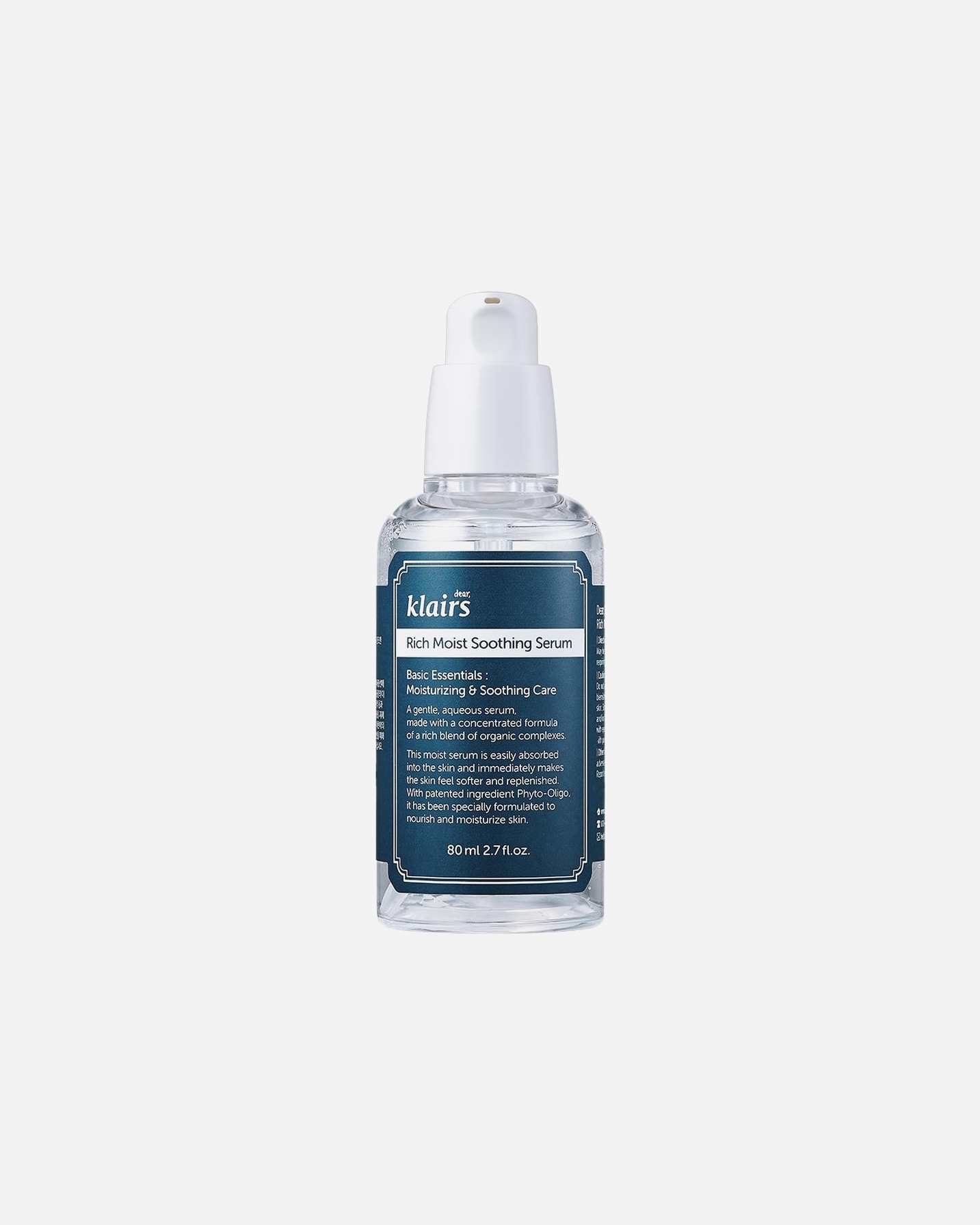 Feuchtigkeitsserum für Unisex Dear Klairs Rich Moist Soothing 80 ml