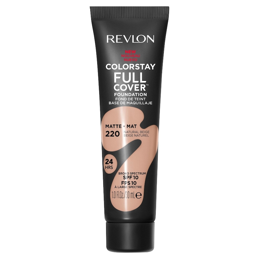 Revlon ColorStay ColorStay Full Cover Long Lasting Matte Foundation, leichtes hitze- und schweißbeständiges Gesichts-Makeup, 390 Early Tan Nr. 220