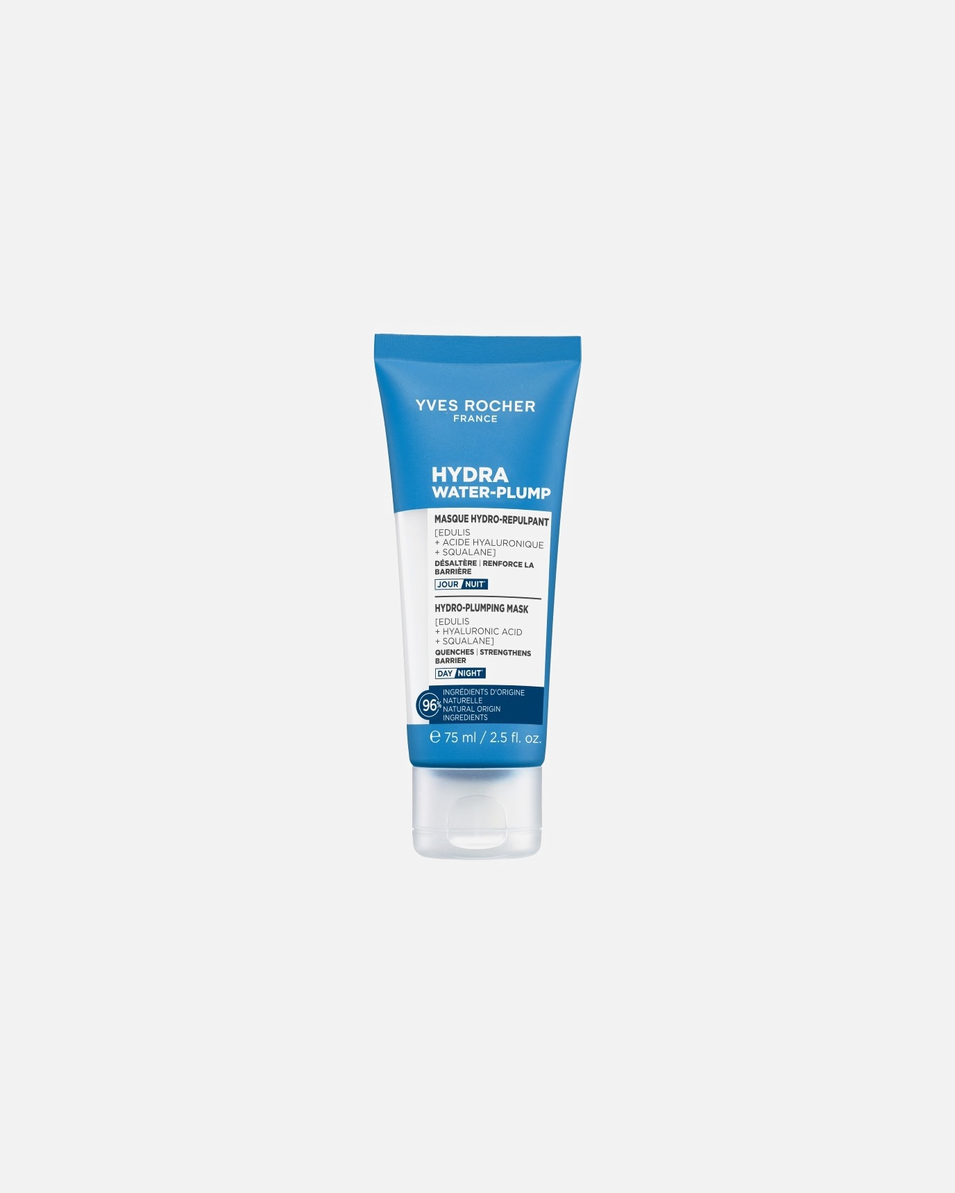 Glow Maske für Unisex Yves Rocher Hydra Water-Plump 75 ml