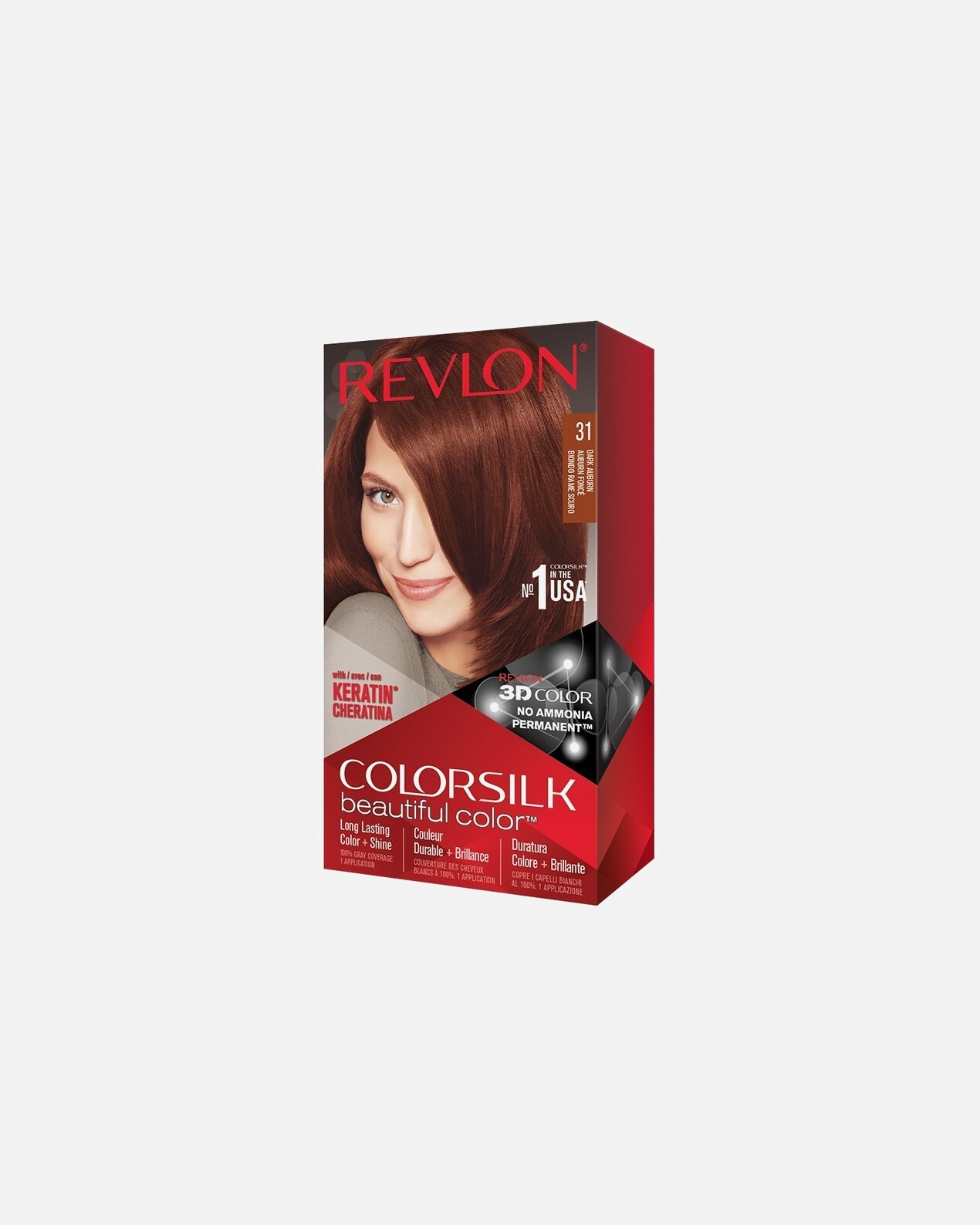 Haarfarbe für Unisex Revlon ColorSilk Beautiful Color 1 Stück