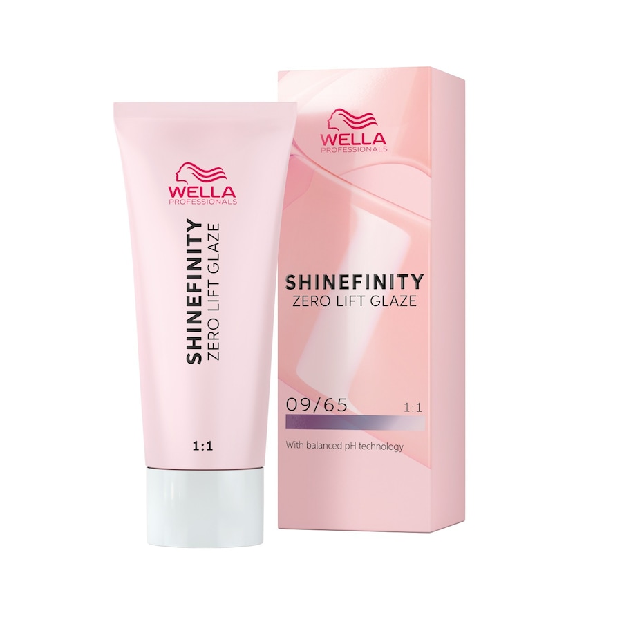 Wella Professionals Shinefinity Zero Lift Gaze Demi-permanente Gel-Cremetönung Haartönung 09/65 Cool Pink Shimmer 60 ml Grau