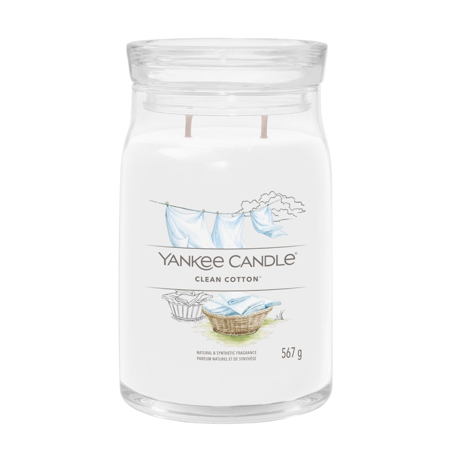 YANKEE CANDLE Clean Cotton Kerze 567 g