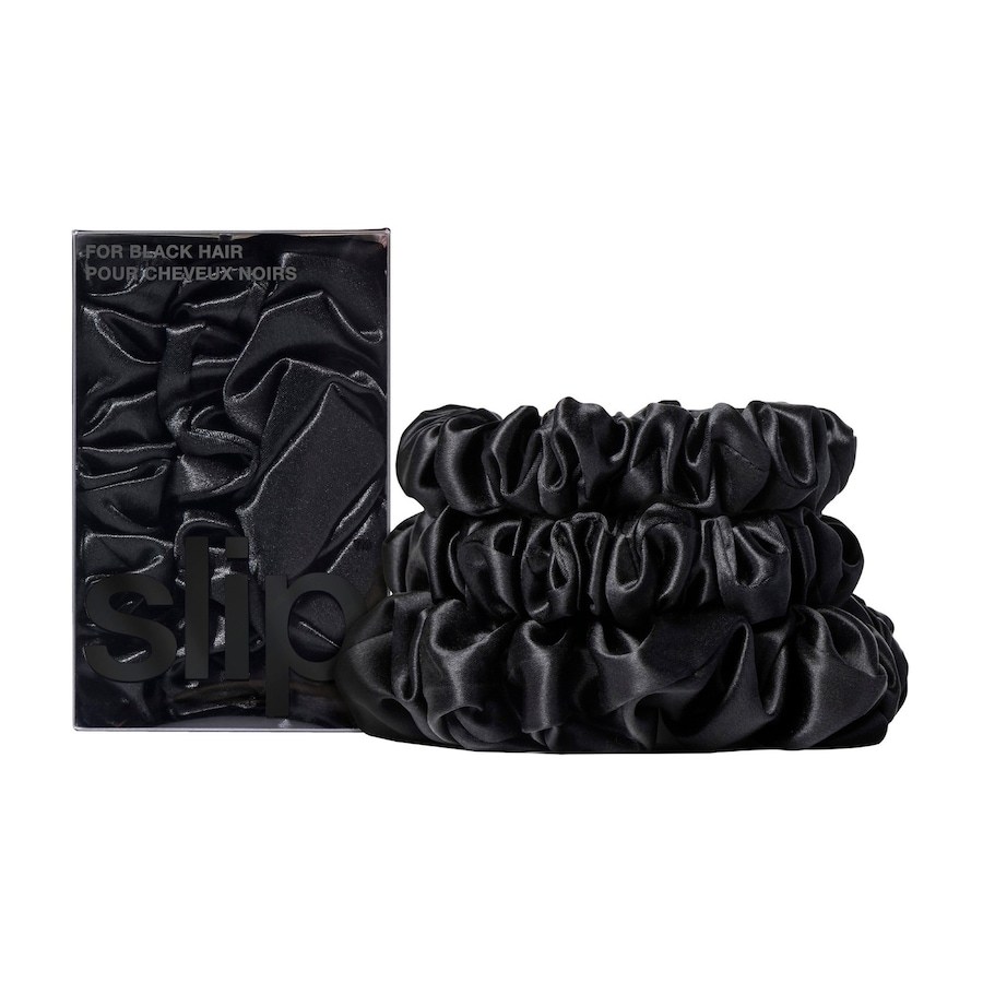 Slip pure silk back to basics assorted scrunchies - blonde Haarschmuck BLACK Schwarz