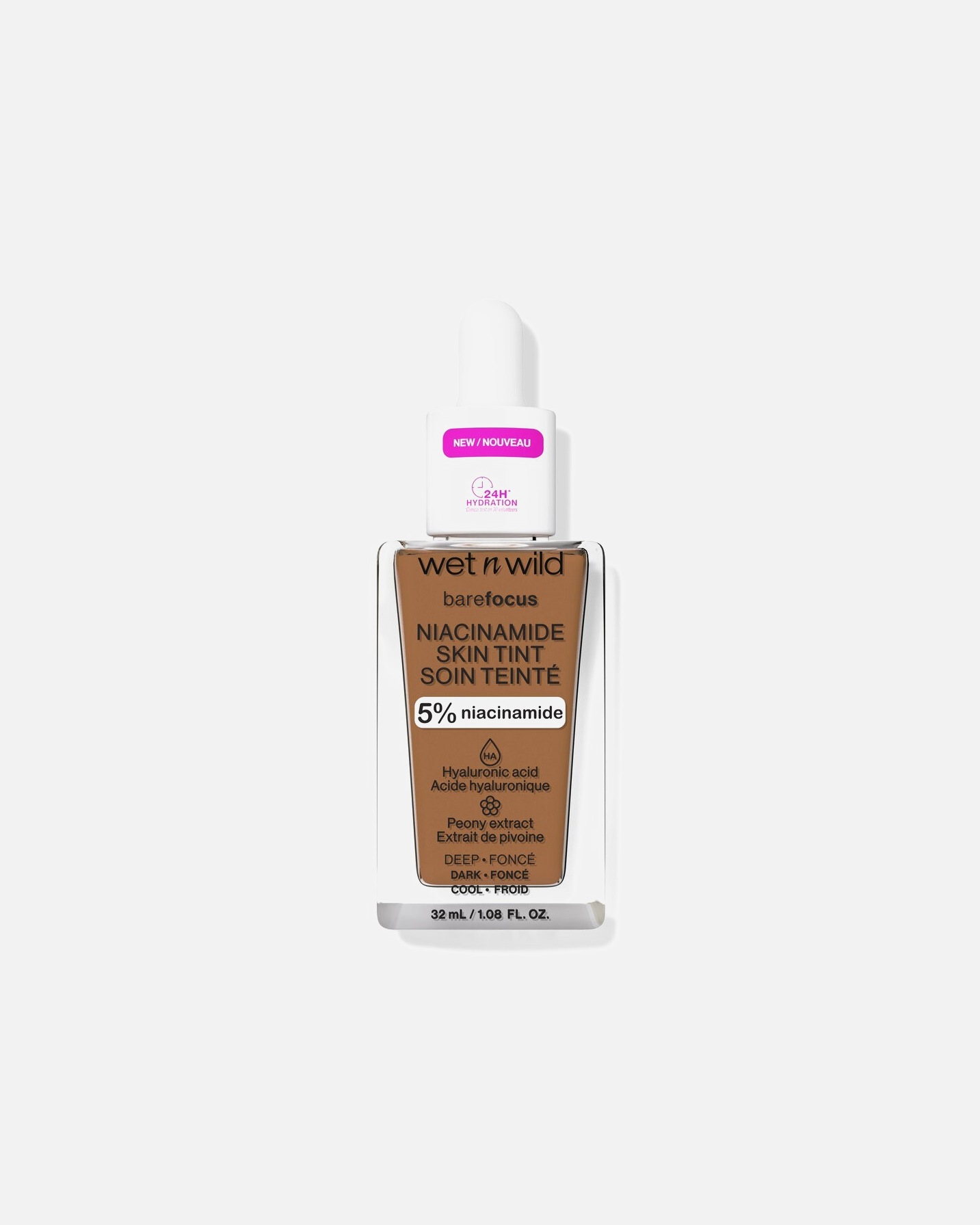 Foundation für Unisex wet n wild BARE FOCUS NIACINAMIDE SKIN TINT Deep