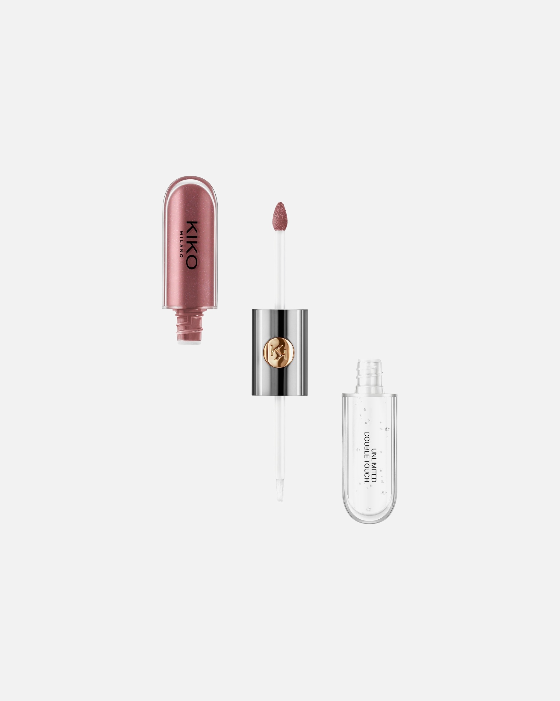 Lipgloss für Weiblich KIKO Milano Default Brand Line Unlimited Double Touch 121 - DARK ROSY CHESTNUT