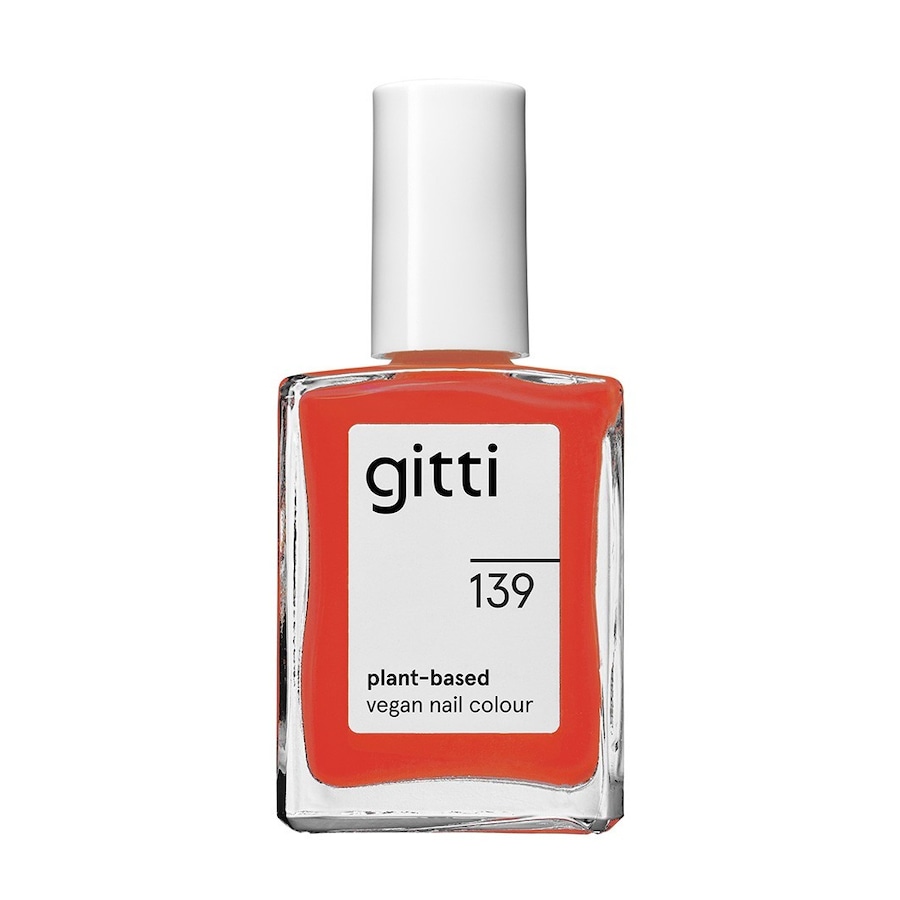 gitti no. 139 Nagellack - FIERY ORANGE RED 15 ml Coral