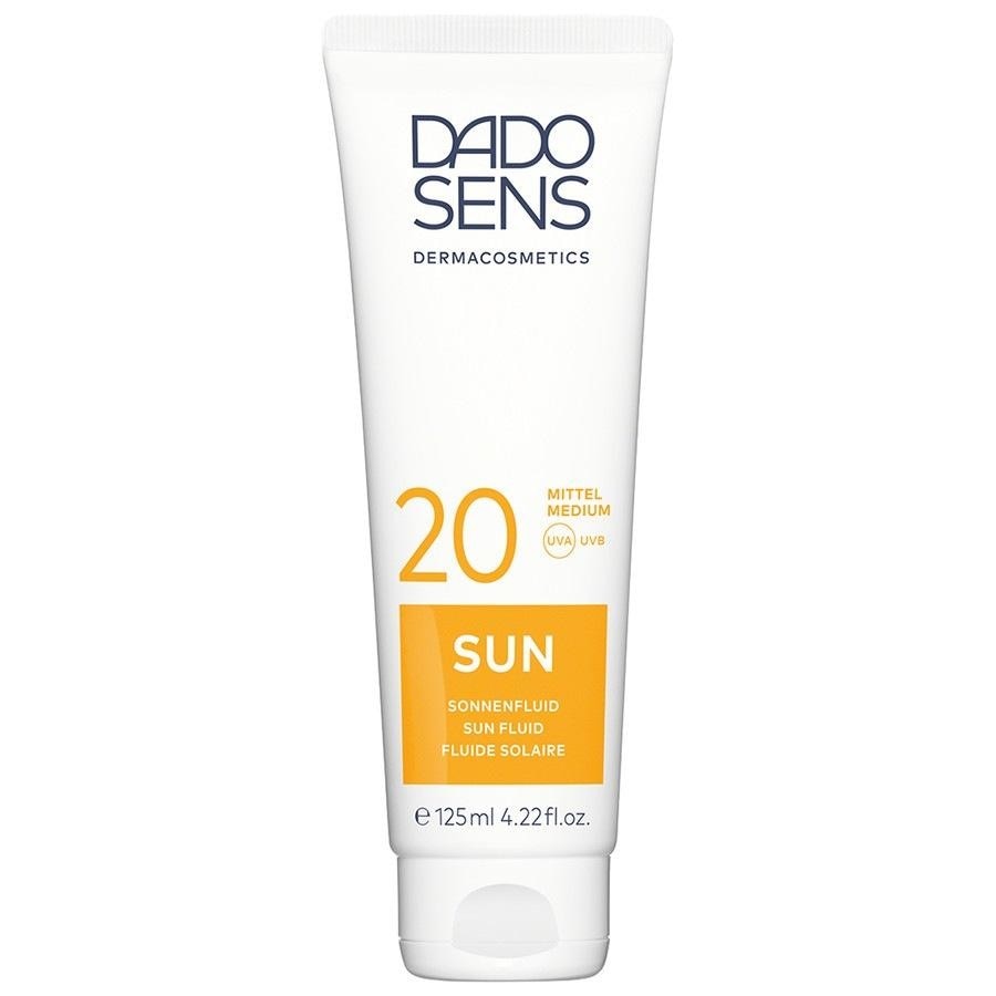 DADO SENS Dermacosmetics SUN Fluid SPF 20 Sonnencreme 125 ml Weiss