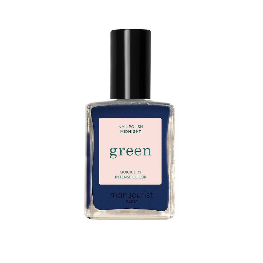 manucurist green Quick Dry Nagellack Midnight 15 ml Schwarz