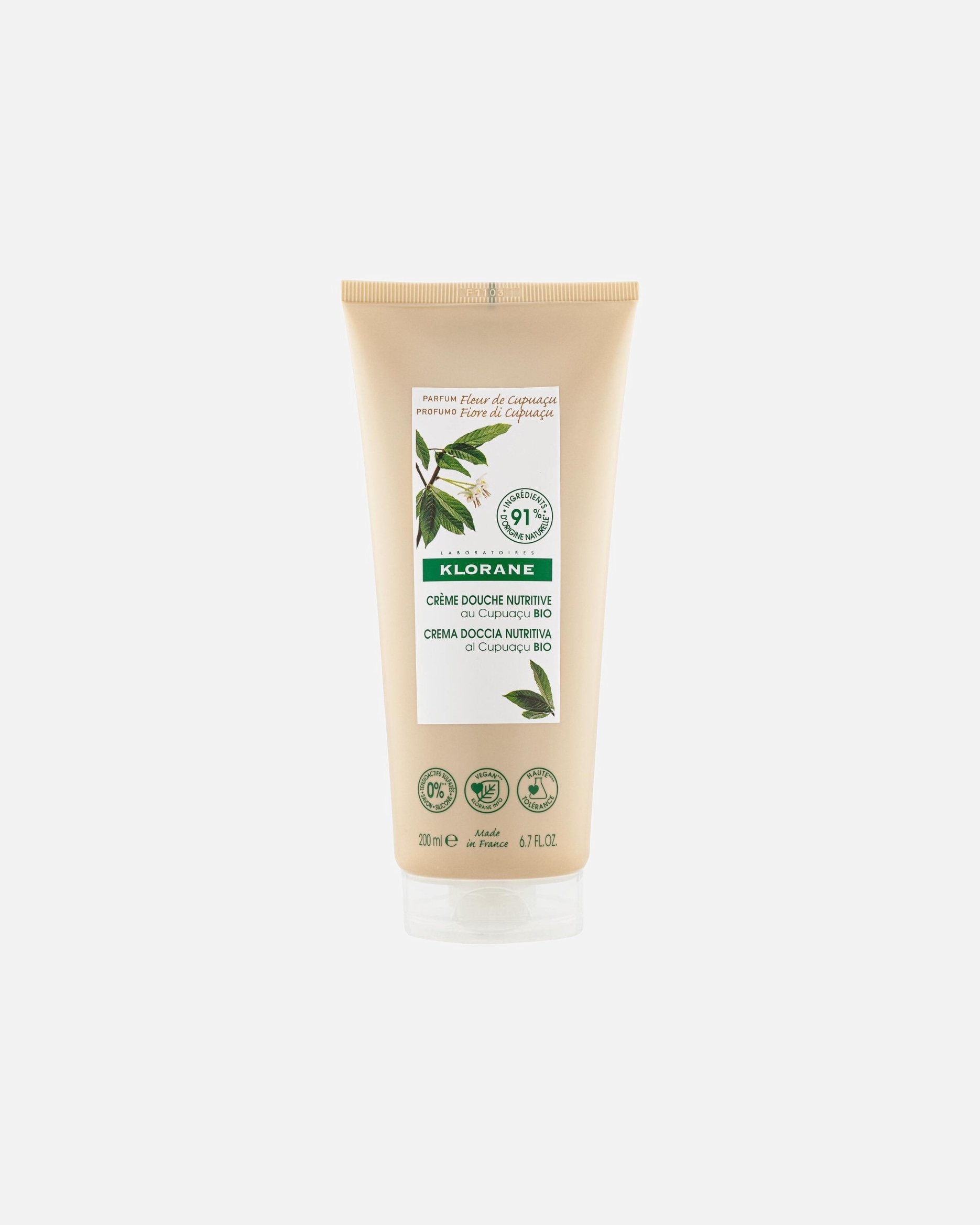 Duschgel für Unisex Klorane 200 ml