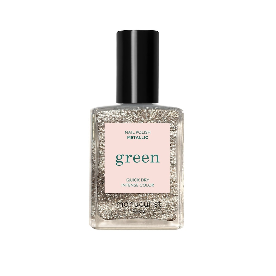 manucurist green Quick Dry Nagellack METALLIC 15 ml Grau