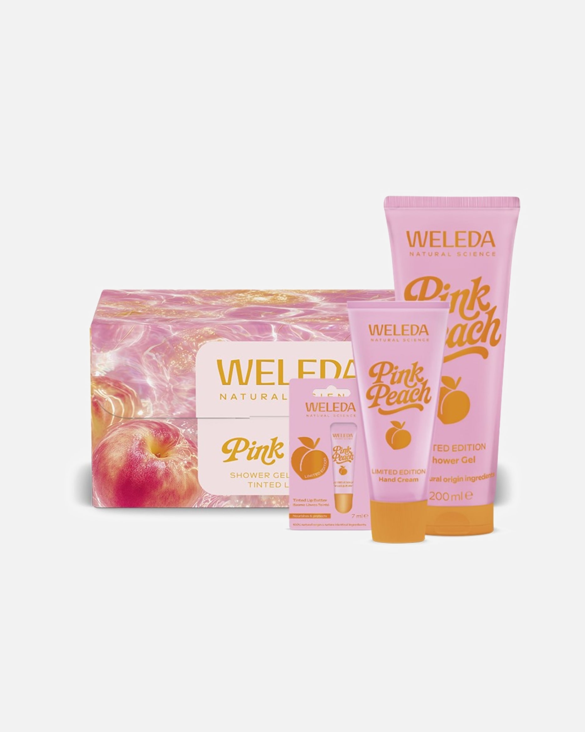 Körperpflegeset für Unisex Weleda Geschenkset Pink Peach 1 Stück