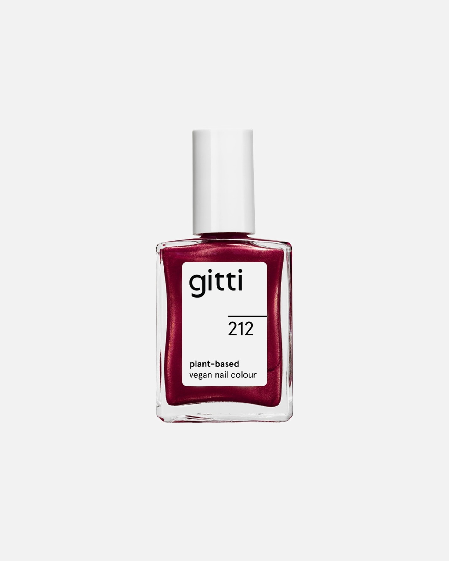 Nagellack für Unisex gitti no. 212 212 - CRANBERRY GLITTER