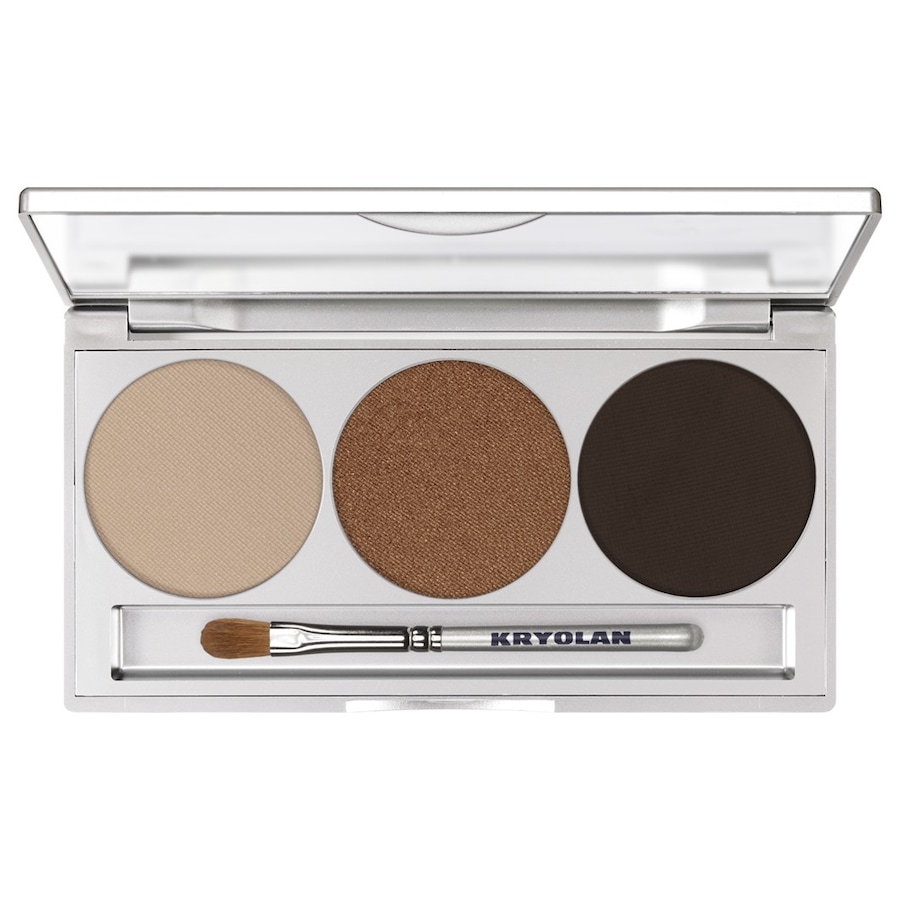 Kryolan Eye Shadow Smokey Trio Lidschatten SMOKEY BEIGE 7.5 g Schwarz