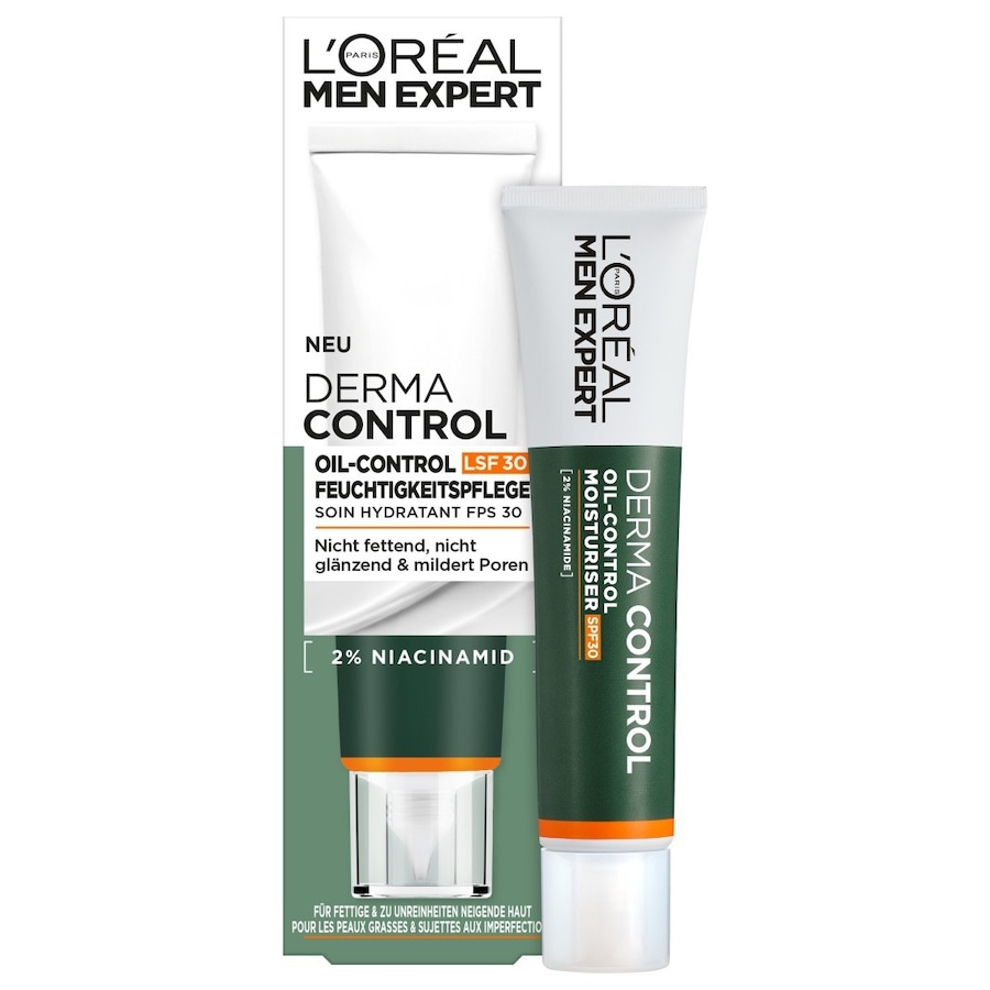 L ́Oréal Men Expert Derma Control Oil-Control Feuchtigkeitspflege LSF 30Gesicht | 40.0 ml | 249,75 / 1.0 l