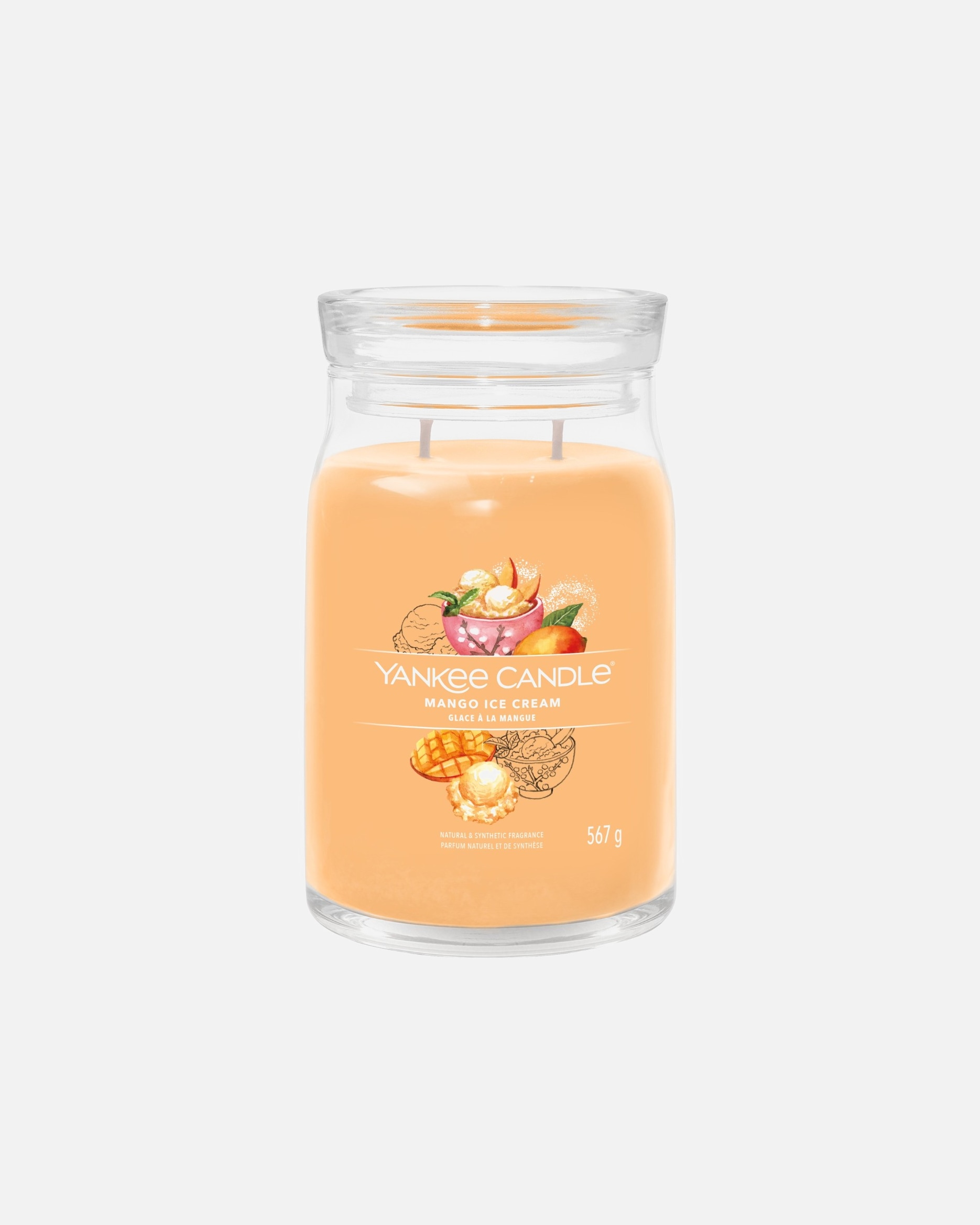 Kerze für Unisex YANKEE CANDLE Default Brand Line Mango Ice Cream 567 g - Signature