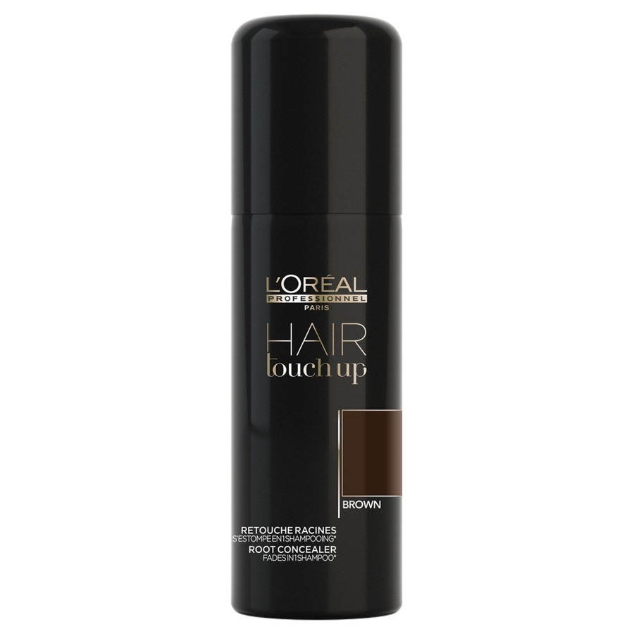 L ́Oréal Professionnel Paris Hair Touch Up Haarspray Brown 75 ml Schwarz