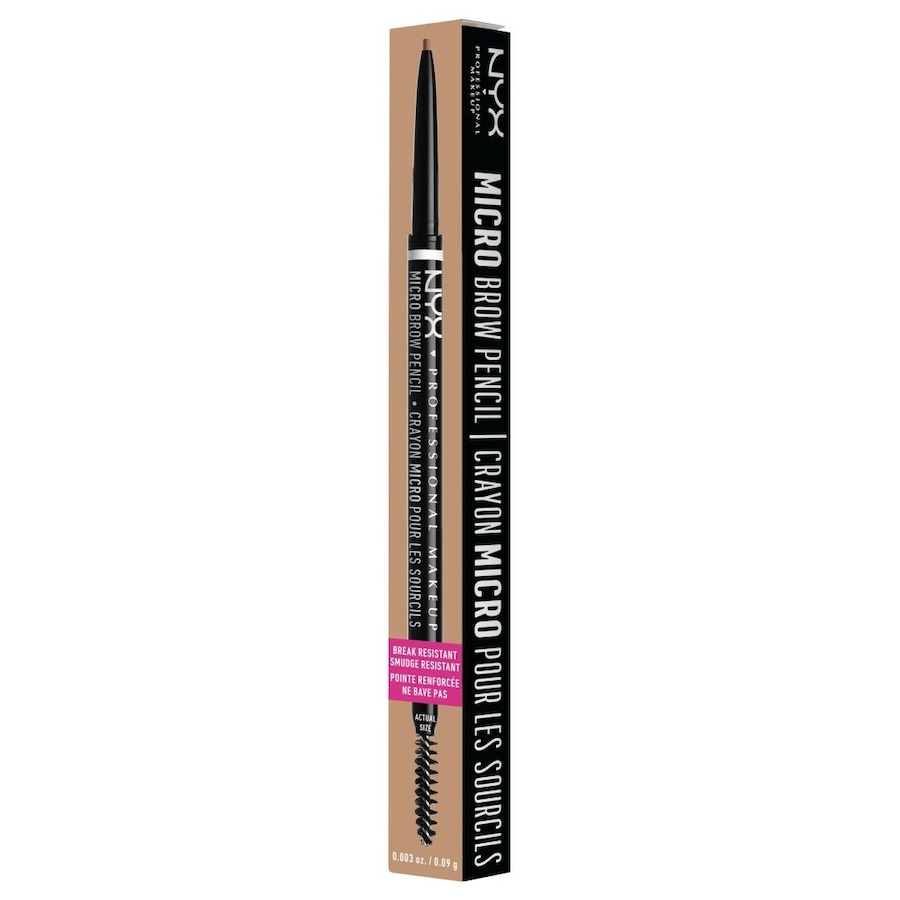 NYX Professional Makeup Pride Micro Brow Pencil Augenbrauenstift Nr. 1.5 - Ash Blonde 09 g Grau