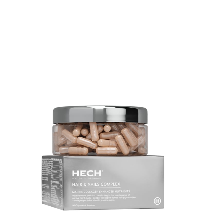 HECH Hair & Nails Complex Nahrungsergänzung Haut 90 Kapseln 63 g