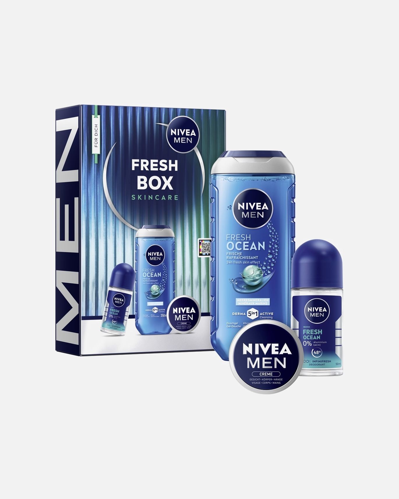 Körperpflegeset für Männlich NIVEA MEN Fresh Box Geschenkset 1 Stück