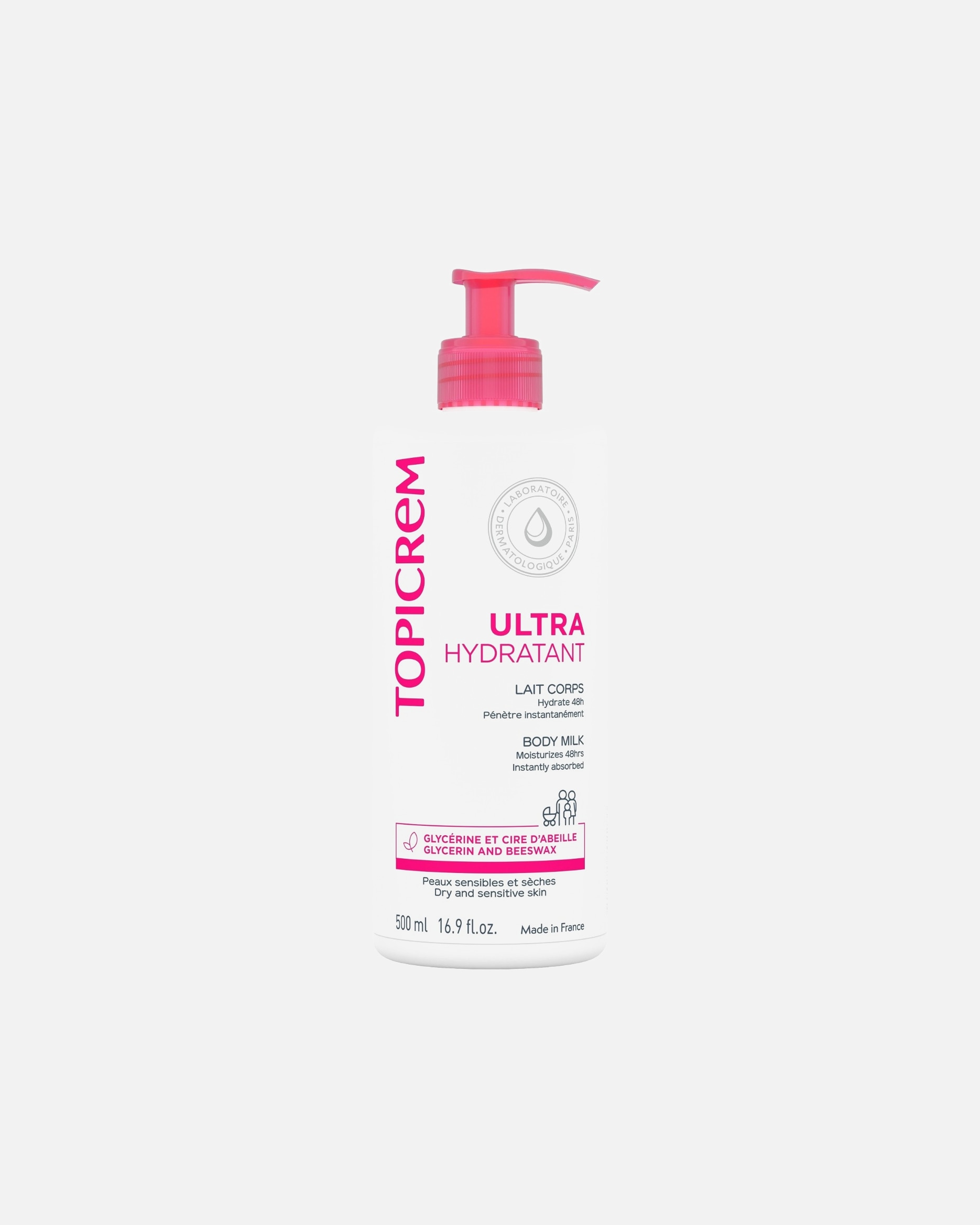 Körpermilch für Unisex Topicrem 500 ml